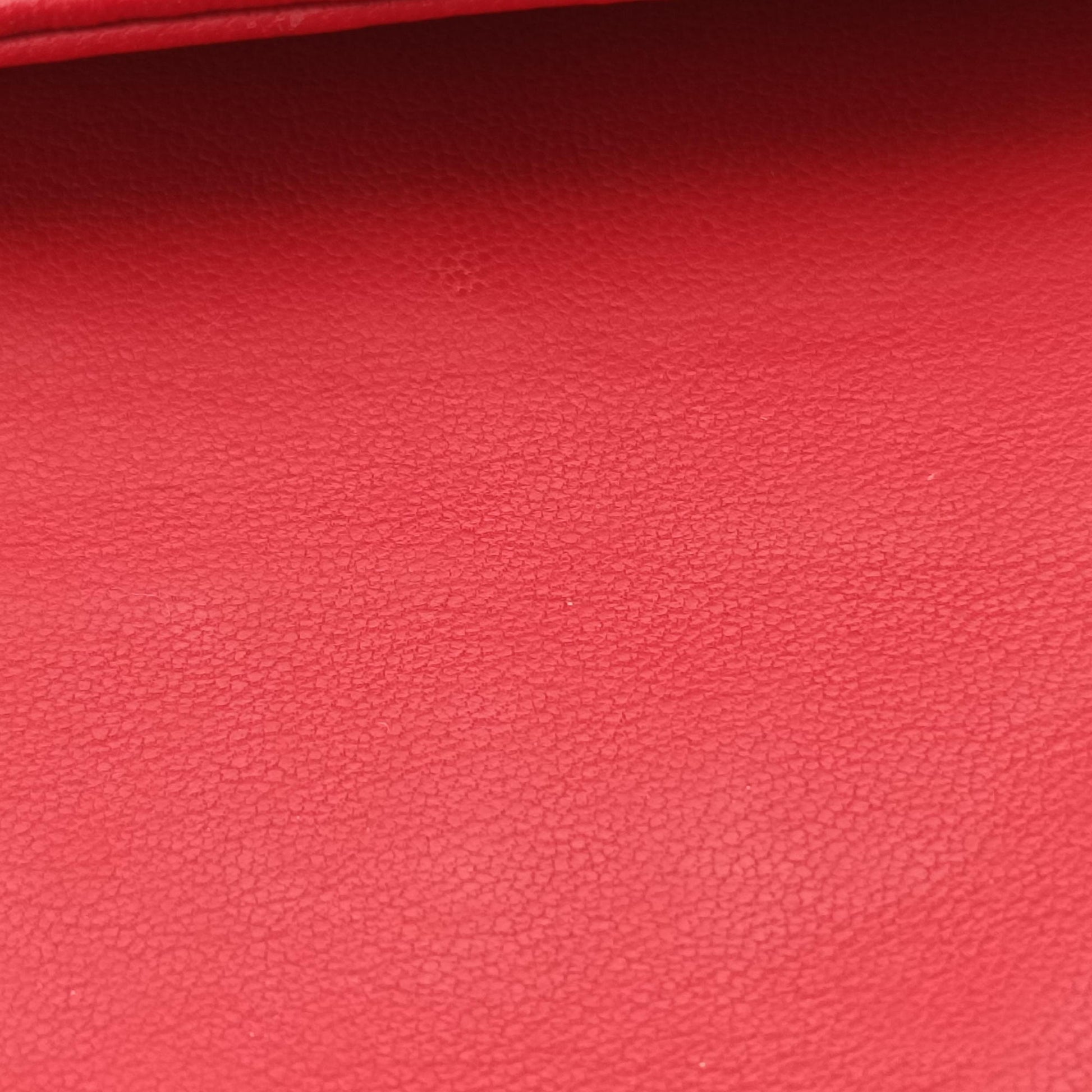 BAGUETTE Red Leather 8BK060 2415-8BK060-YME-088マンマバケット レッド レザー 8BK060 2415-8BK060-YME-088