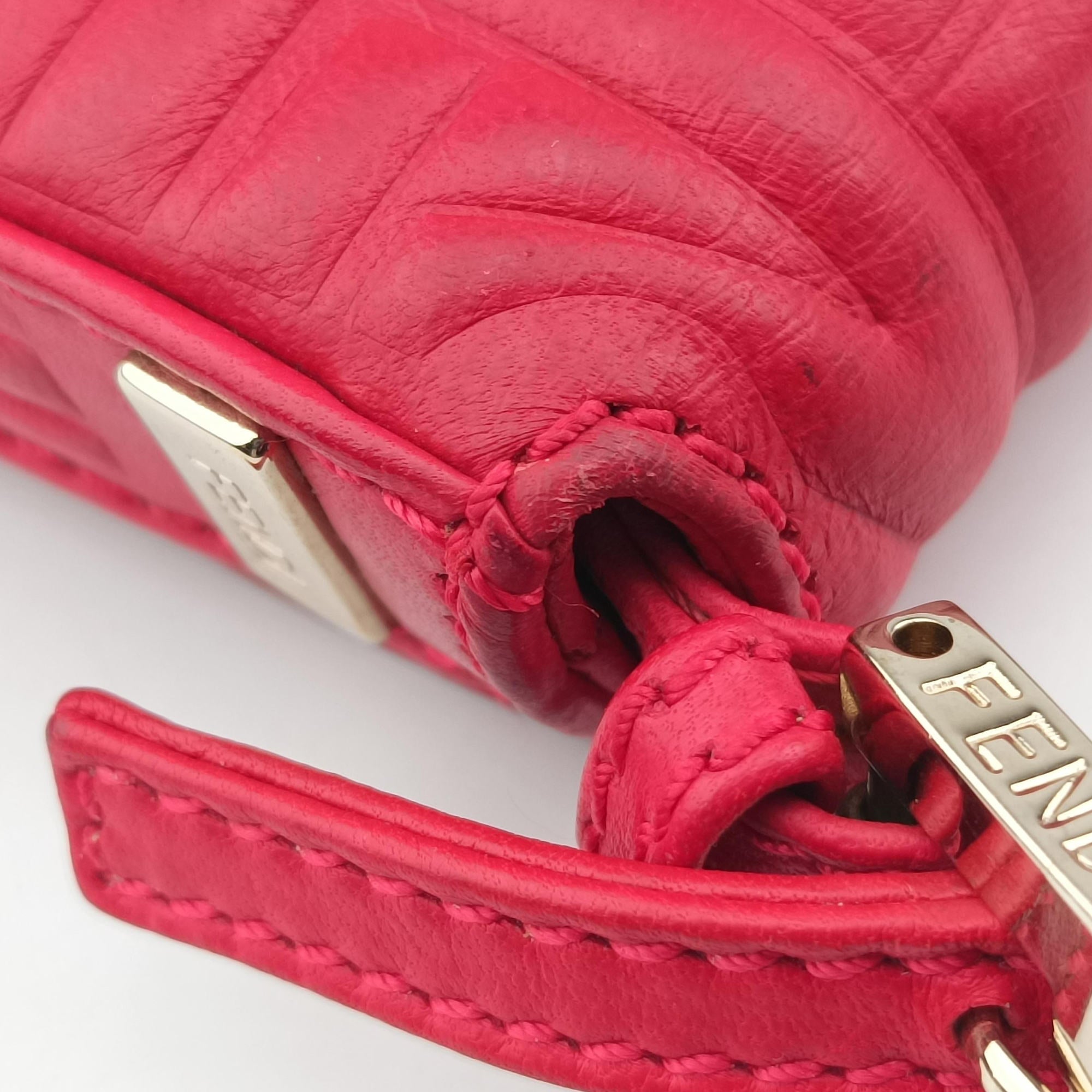 BAGUETTE Red Leather 8BK060 2415-8BK060-YME-088マンマバケット レッド レザー 8BK060 2415-8BK060-YME-088