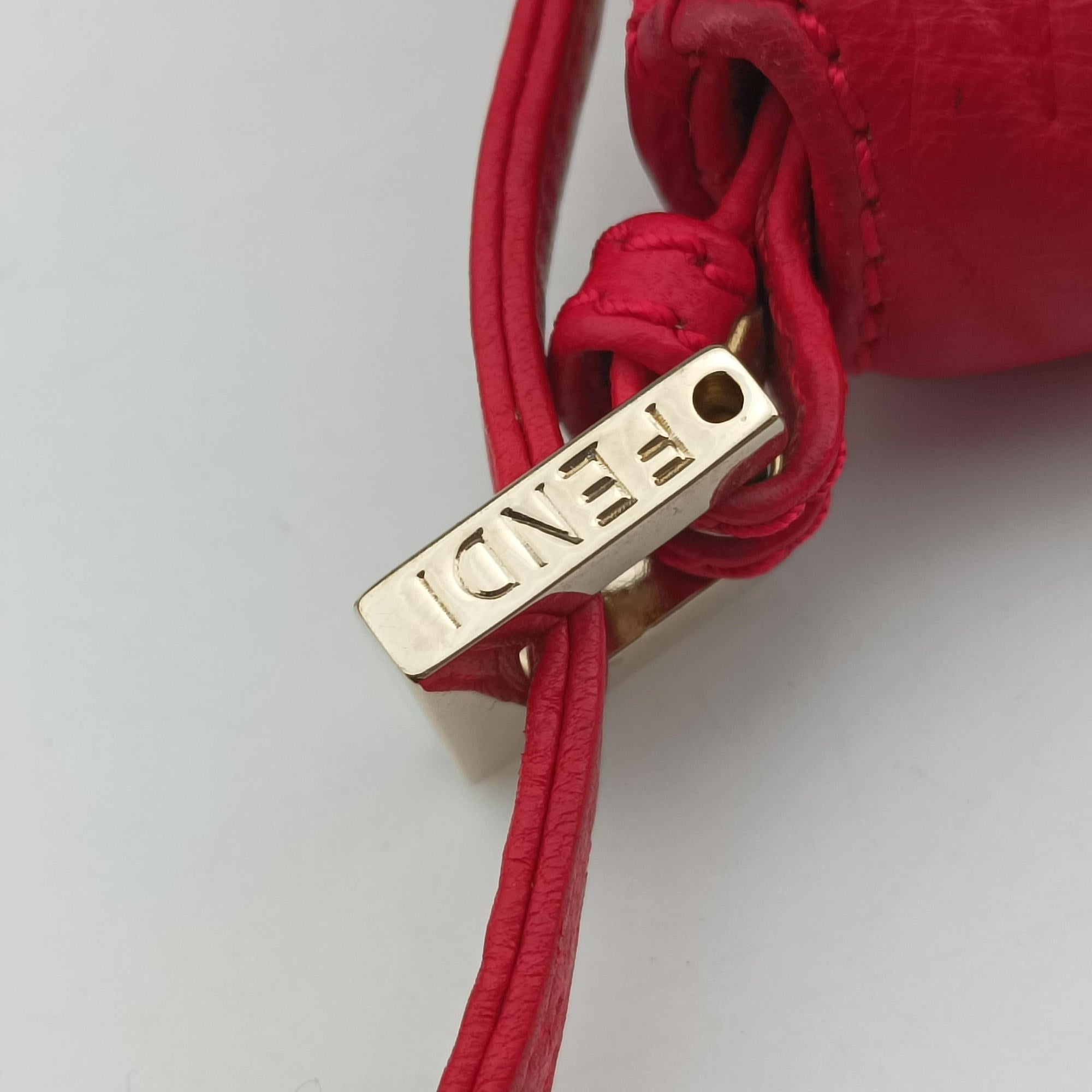 BAGUETTE Red Leather 8BK060 2415-8BK060-YME-088マンマバケット レッド レザー 8BK060 2415-8BK060-YME-088