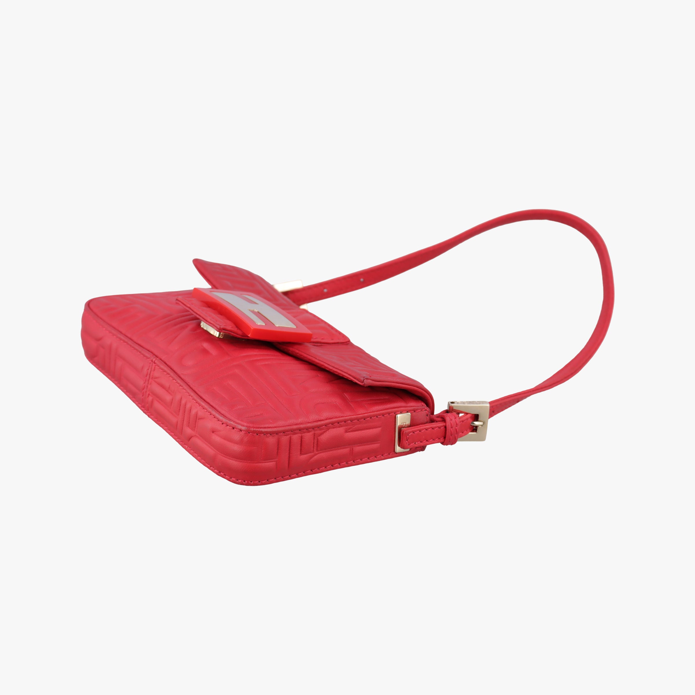BAGUETTE Red Leather 8BK060 2415-8BK060-YME-088マンマバケット レッド レザー 8BK060 2415-8BK060-YME-088