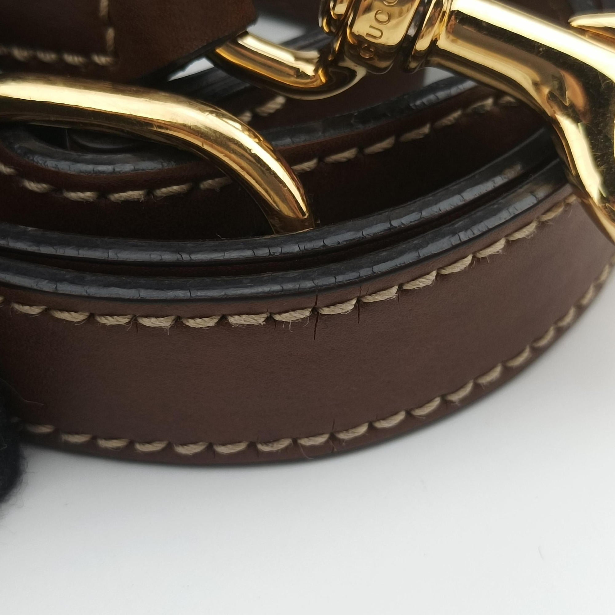 GG Supreme Brown × Beige PVC coated canvas×Leather 453705 A020897152GGスプリーム ブラウン×ベージュ PVCコーティングキャンバス×レザー 453705 A020897152