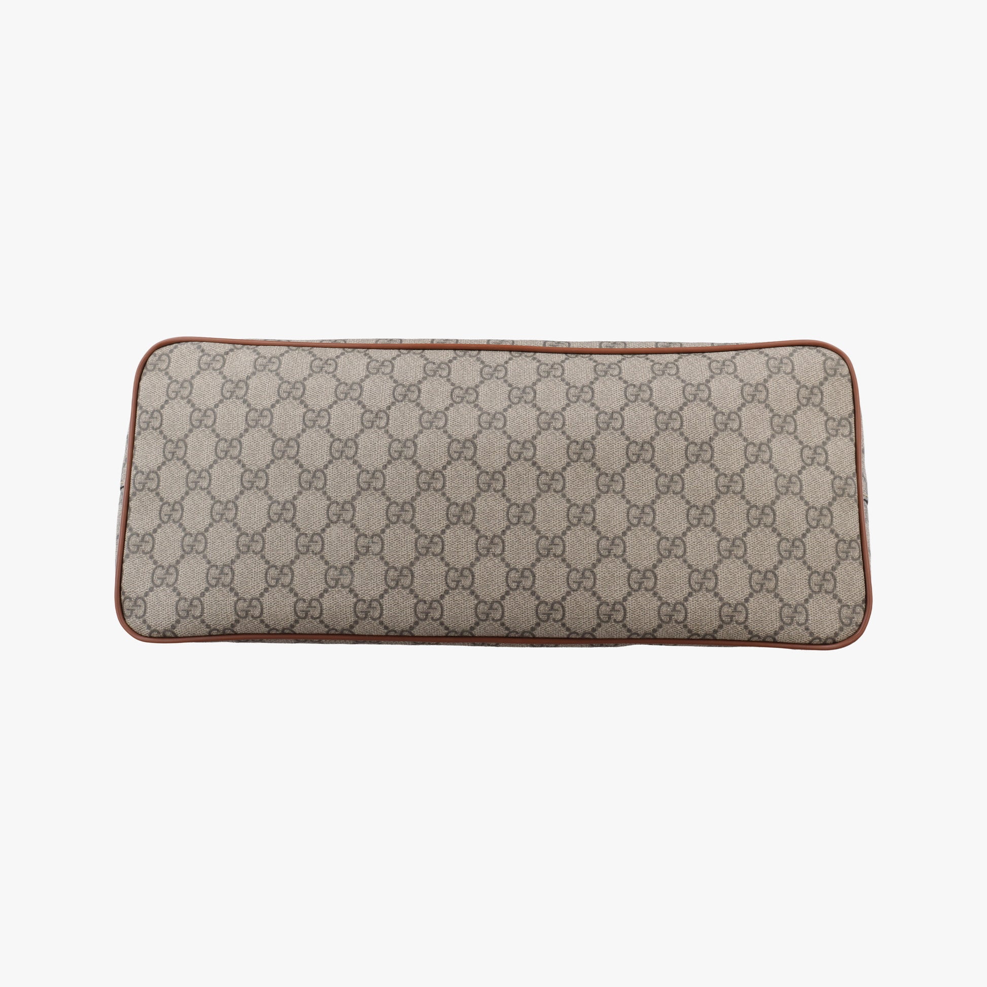 GG Supreme Brown × Beige PVC coated canvas×Leather 453705 A020897152GGスプリーム ブラウン×ベージュ PVCコーティングキャンバス×レザー 453705 A020897152