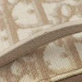 Saddle Beige PVC Coated Canvas Floral Embroidery MC 0055サドル ベージュ PVCコーティングキャンバス 花刺繍 MC 0055