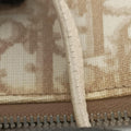 Saddle Beige PVC Coated Canvas Floral Embroidery MC 0055サドル ベージュ PVCコーティングキャンバス 花刺繍 MC 0055