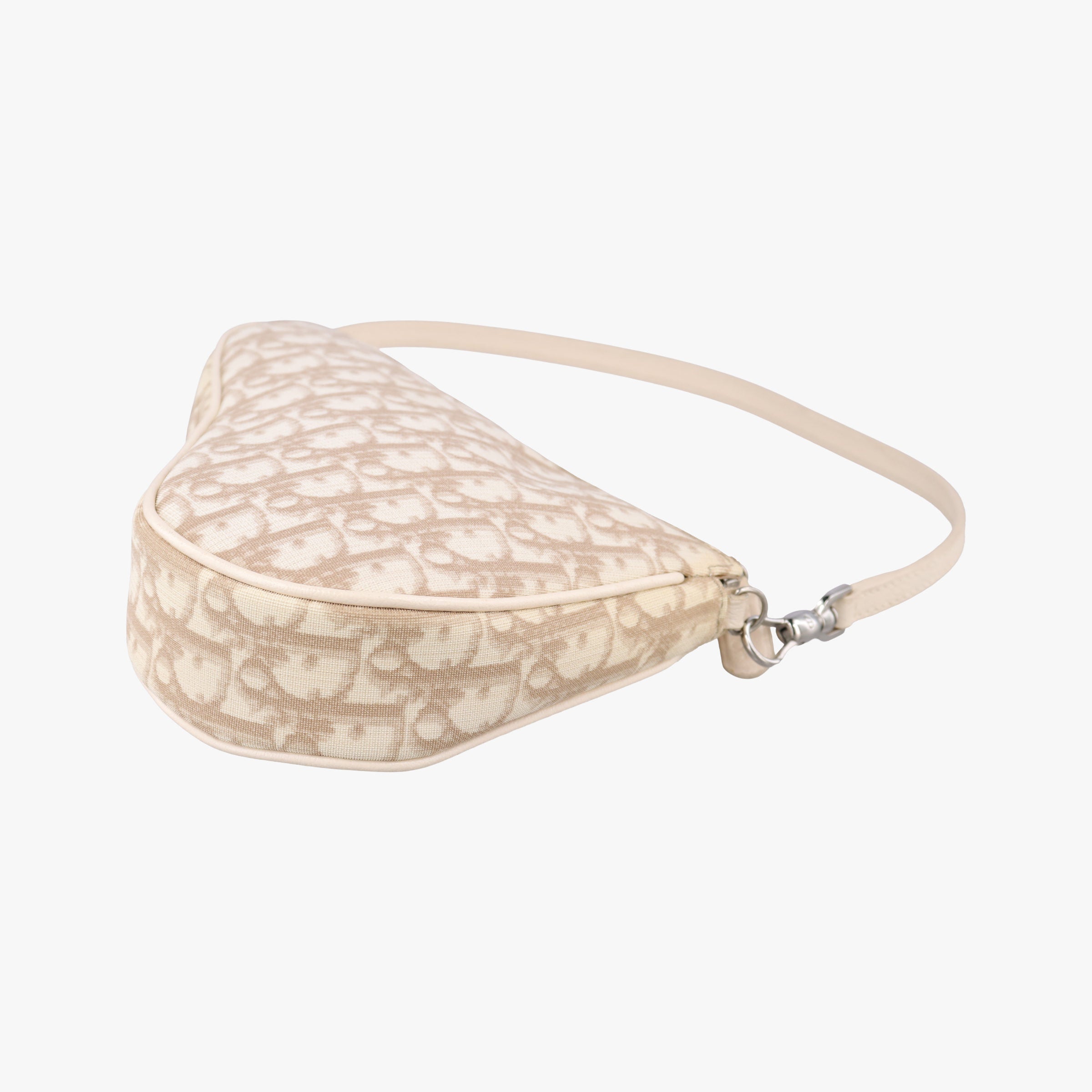 Saddle Beige PVC Coated Canvas Floral Embroidery MC 0055サドル ベージュ PVCコーティングキャンバス 花刺繍 MC 0055