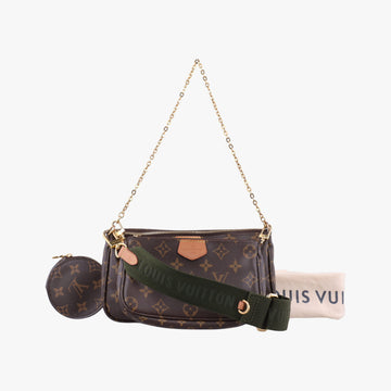 MULTI POCHETTE ACCESSOIRES Brown × Khaki Monogram Canvas M44840 TA5220 IC Chipミュルティポシェットアクセソワール モノグラム/ブラウン×カーキ モノグラムキャンバス M44840 TA5220 ICチップ