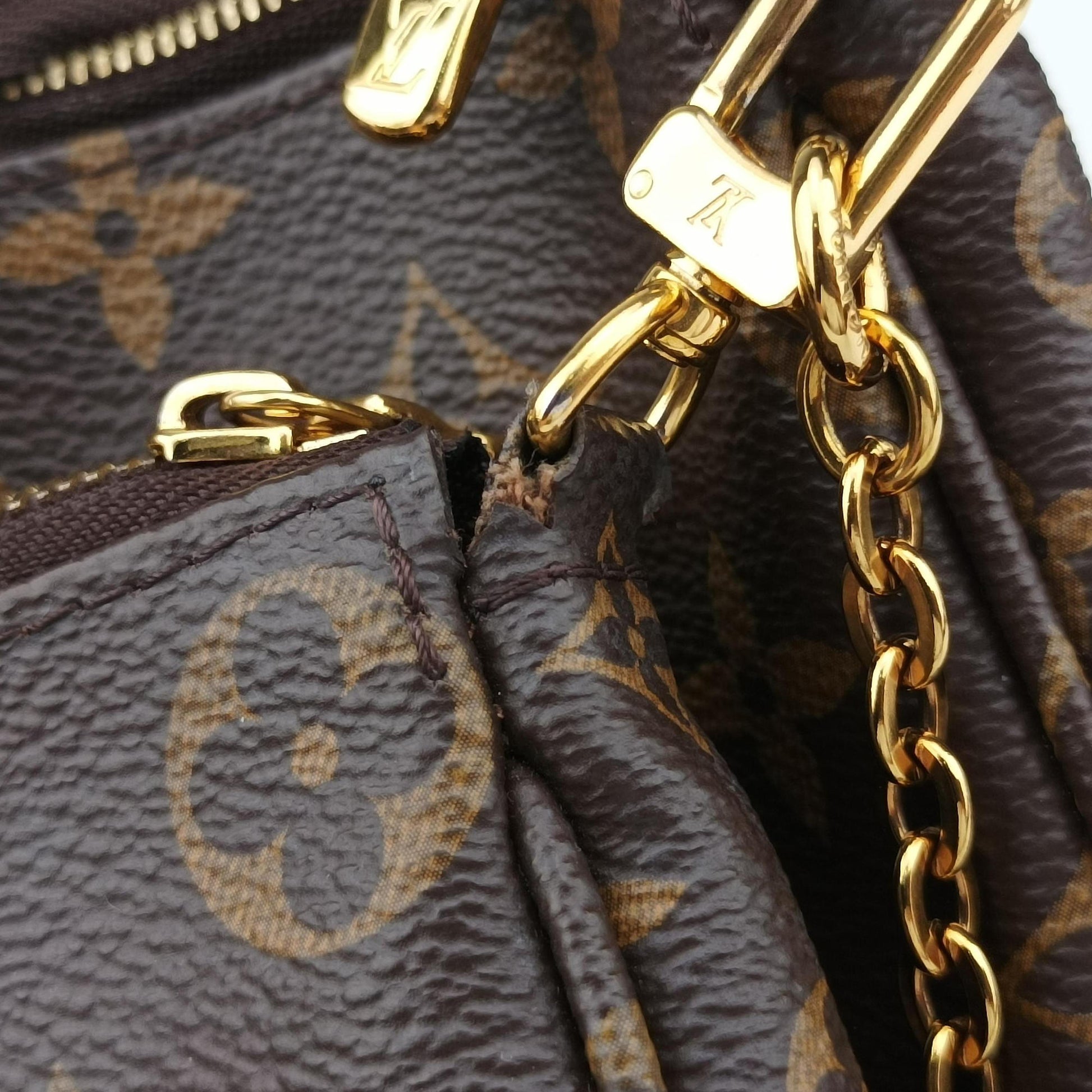 MULTI POCHETTE ACCESSOIRES Brown × Khaki Monogram Canvas M44840 TA5220 IC Chipミュルティポシェットアクセソワール モノグラム/ブラウン×カーキ モノグラムキャンバス M44840 TA5220 ICチップ