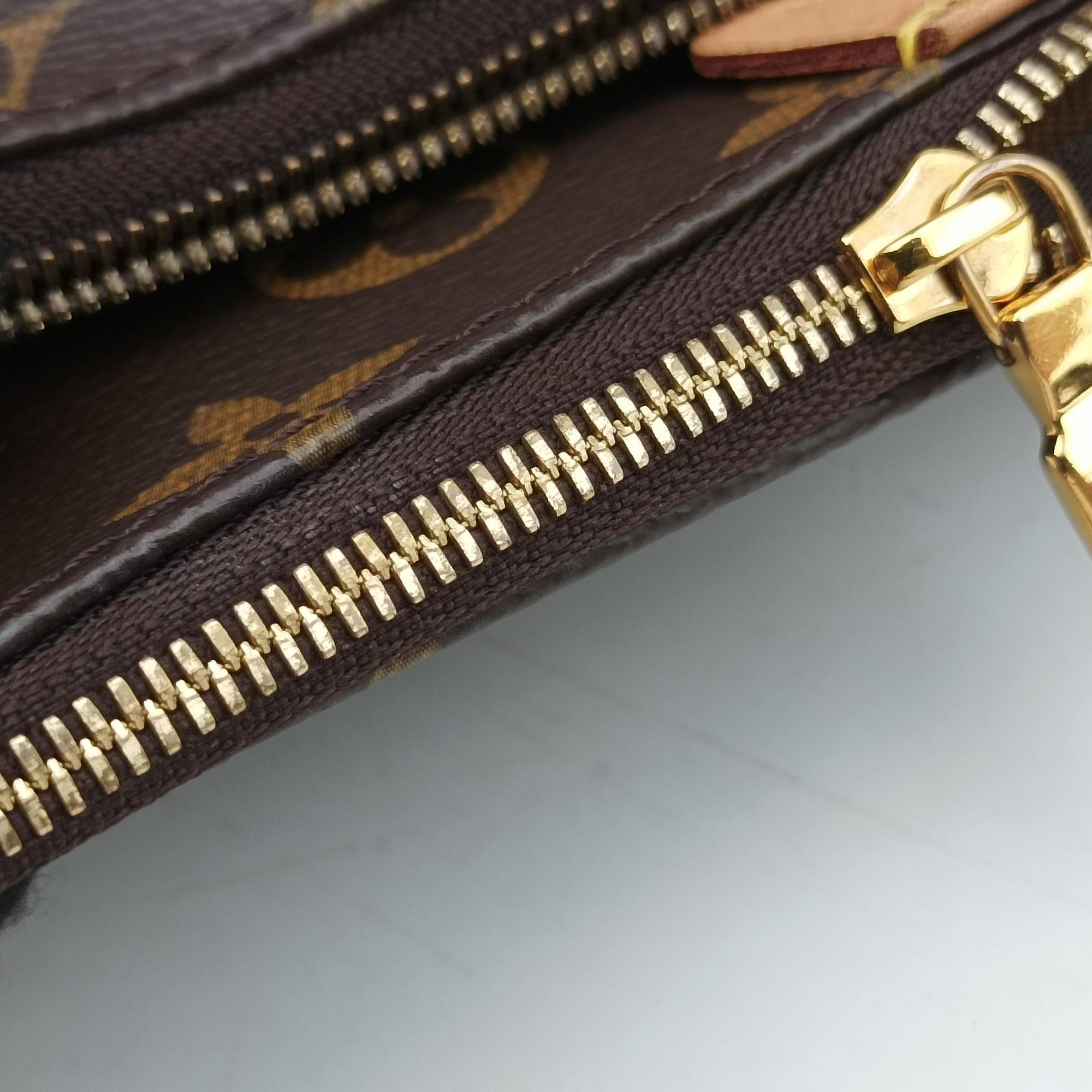 MULTI POCHETTE ACCESSOIRES Brown × Khaki Monogram Canvas M44840 TA5220 IC Chipミュルティポシェットアクセソワール モノグラム/ブラウン×カーキ モノグラムキャンバス M44840 TA5220 ICチップ