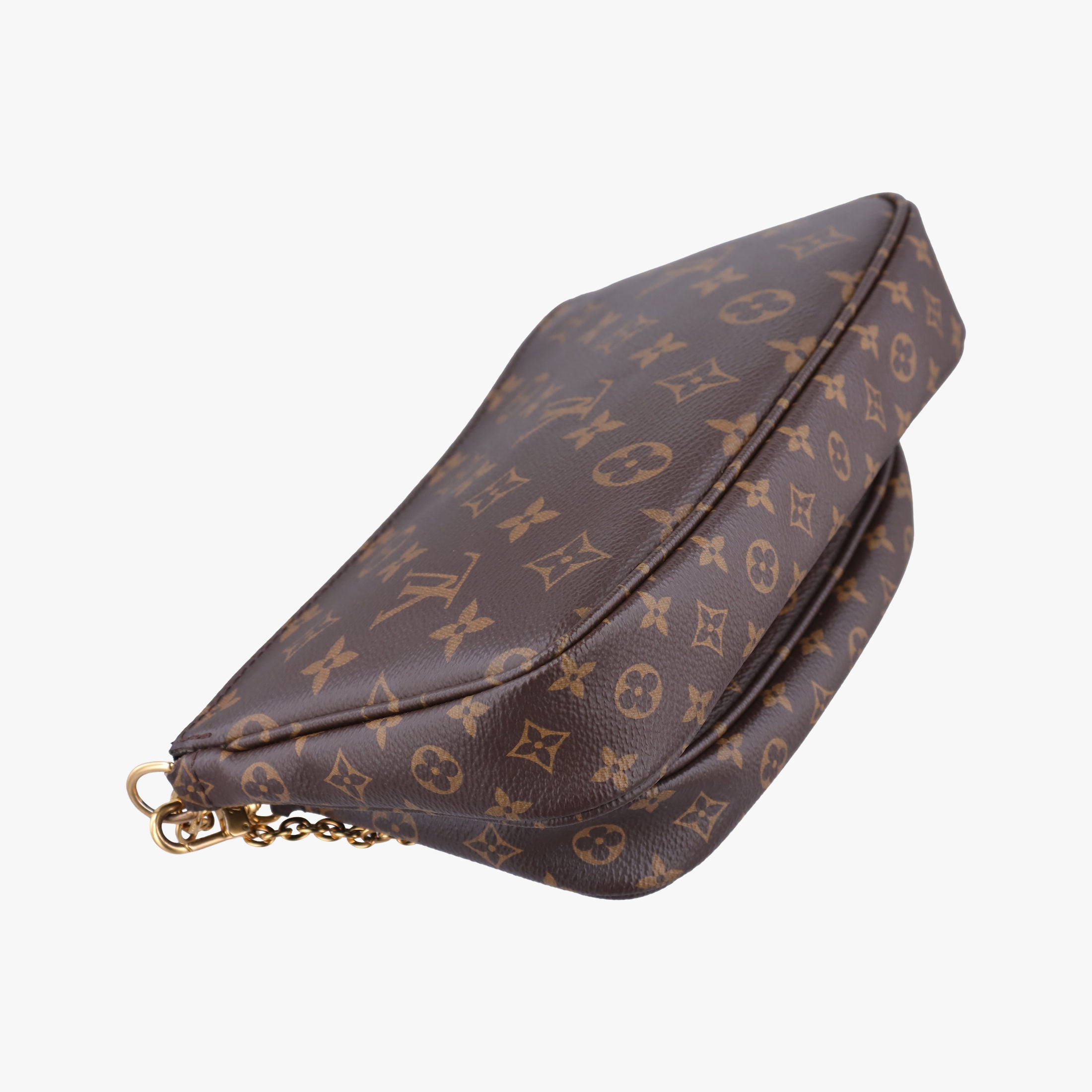 MULTI POCHETTE ACCESSOIRES Brown × Khaki Monogram Canvas M44840 TA5220 IC Chipミュルティポシェットアクセソワール モノグラム/ブラウン×カーキ モノグラムキャンバス M44840 TA5220 ICチップ