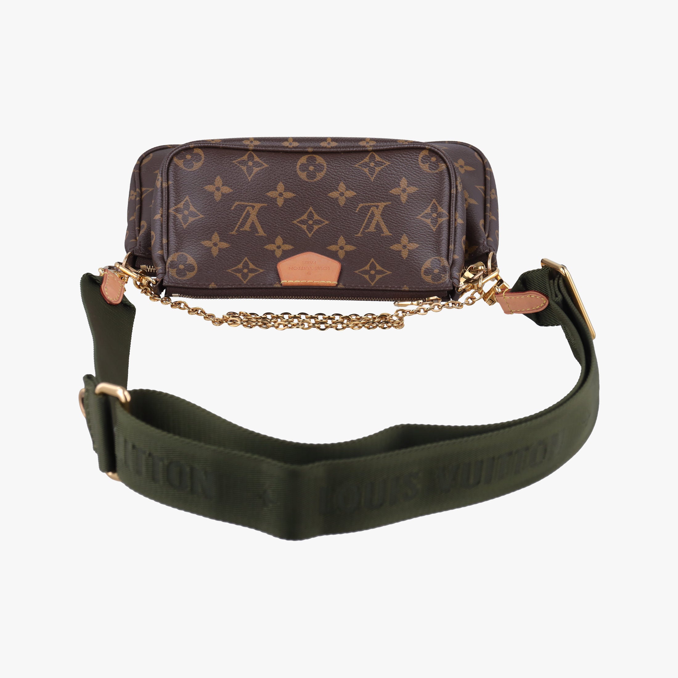 MULTI POCHETTE ACCESSOIRES Brown × Khaki Monogram Canvas M44840 TA5220 IC Chipミュルティポシェットアクセソワール モノグラム/ブラウン×カーキ モノグラムキャンバス M44840 TA5220 ICチップ