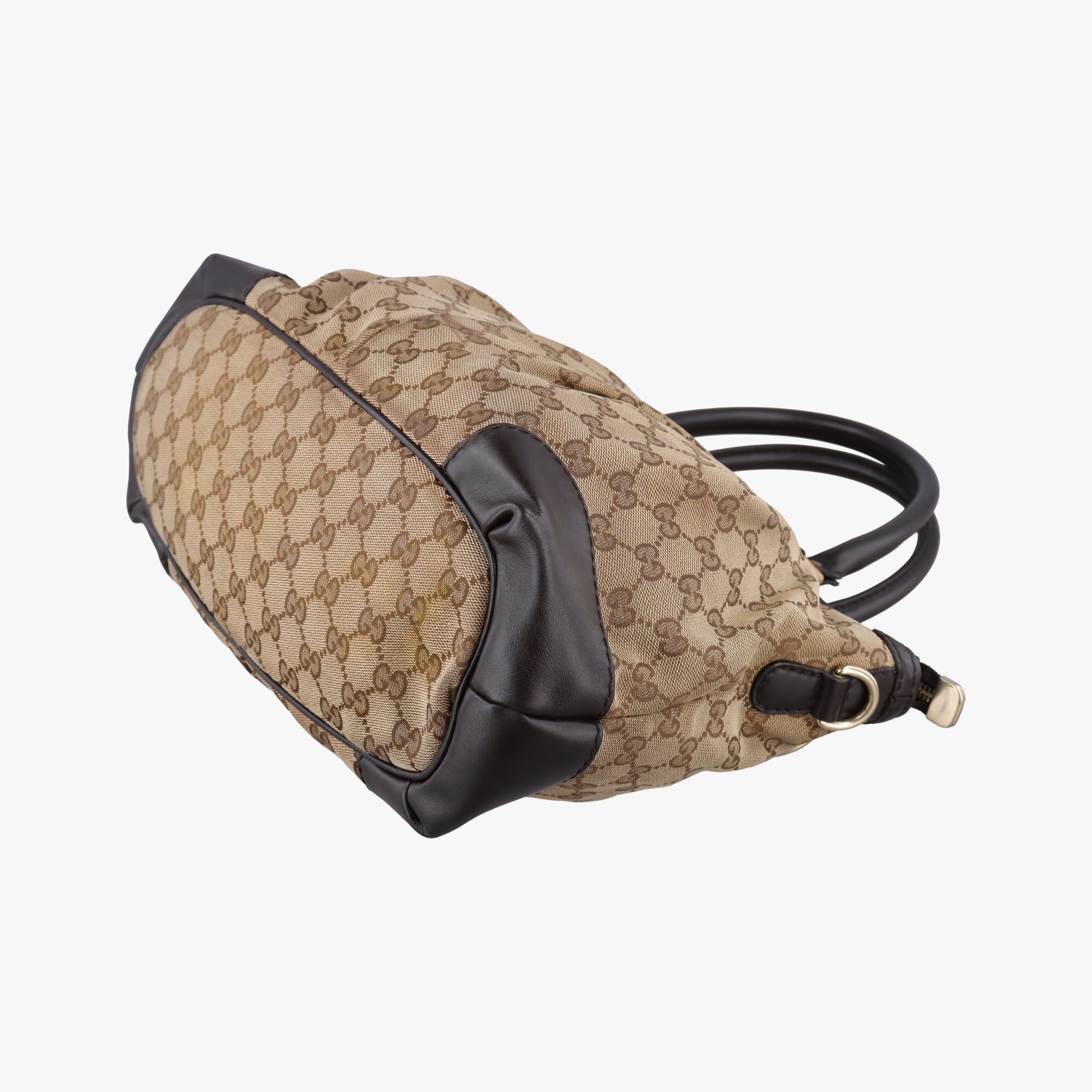 Sukey Beige × Dark Brown canvas×leather 247902 C013416463スーキー ベージュ×ダークブラウン キャンバス×レザー 247902 C013416463
