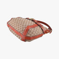 GG Running Beige×orange canvas×leather 247185 B8710370ジージーランニング ベージュ x オレンジ キャンバス×レザー 247185 B8710370