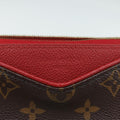 PALLAS Clutch brown×CERISE Monogram Canvas×calf leather M41638 GI0187パラス クラッチ モノグラム/ブラウン×スリーズ モノグラムキャンバス×カーフレザー M41638 GI0187