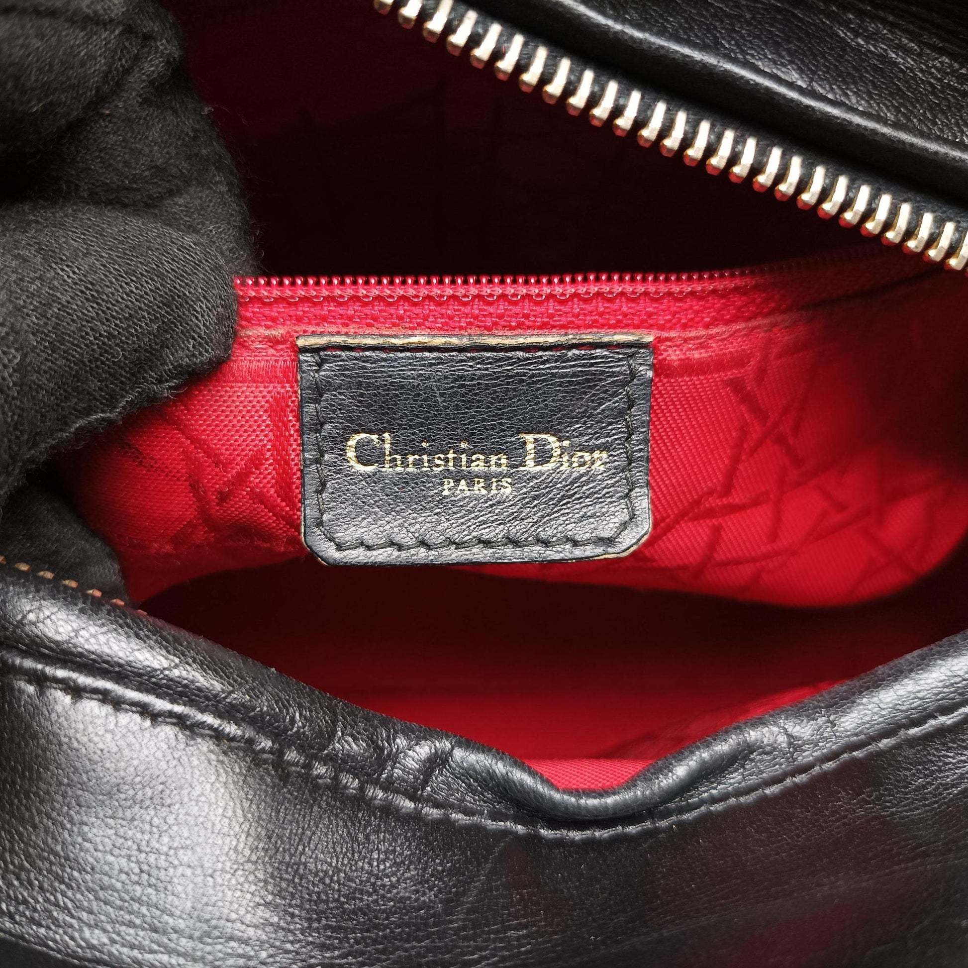 Lady Dior Black lambskin MA-0917レディディオール ブラック ラムスキン MA-0917