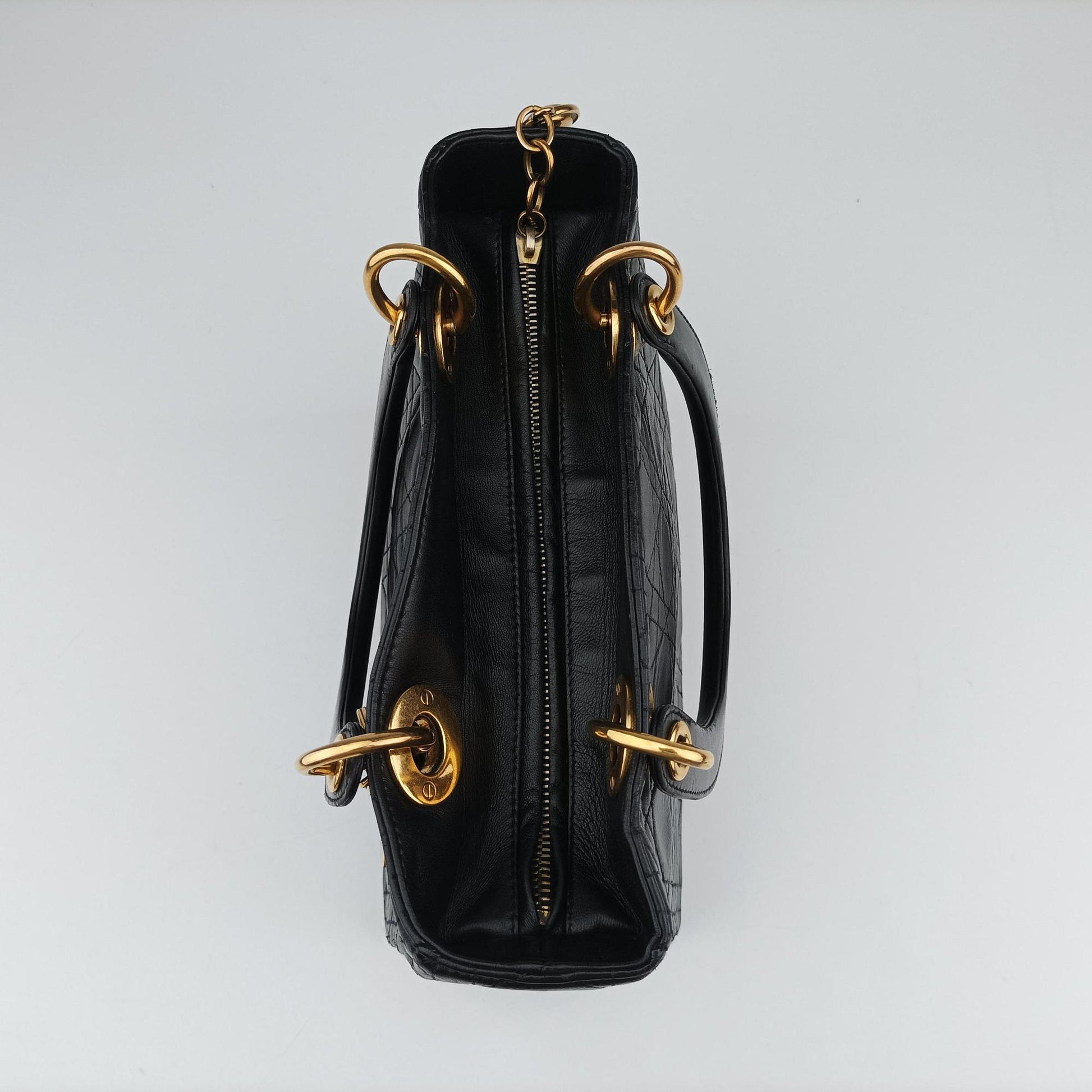 Lady Dior Black lambskin MA-0917レディディオール ブラック ラムスキン MA-0917