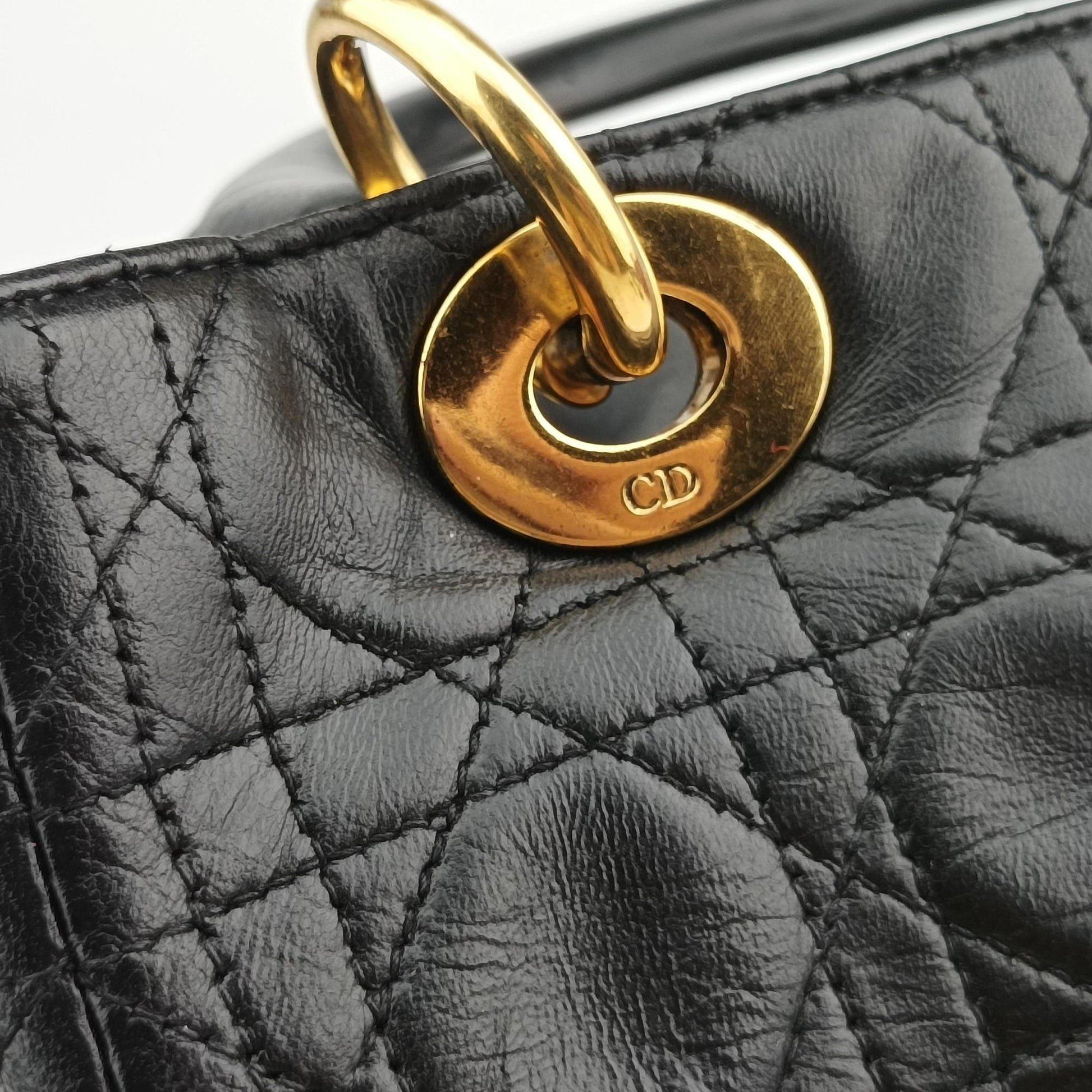 Lady Dior Black lambskin MA-0917レディディオール ブラック ラムスキン MA-0917