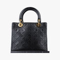 Lady Dior Black lambskin MA-0917レディディオール ブラック ラムスキン MA-0917