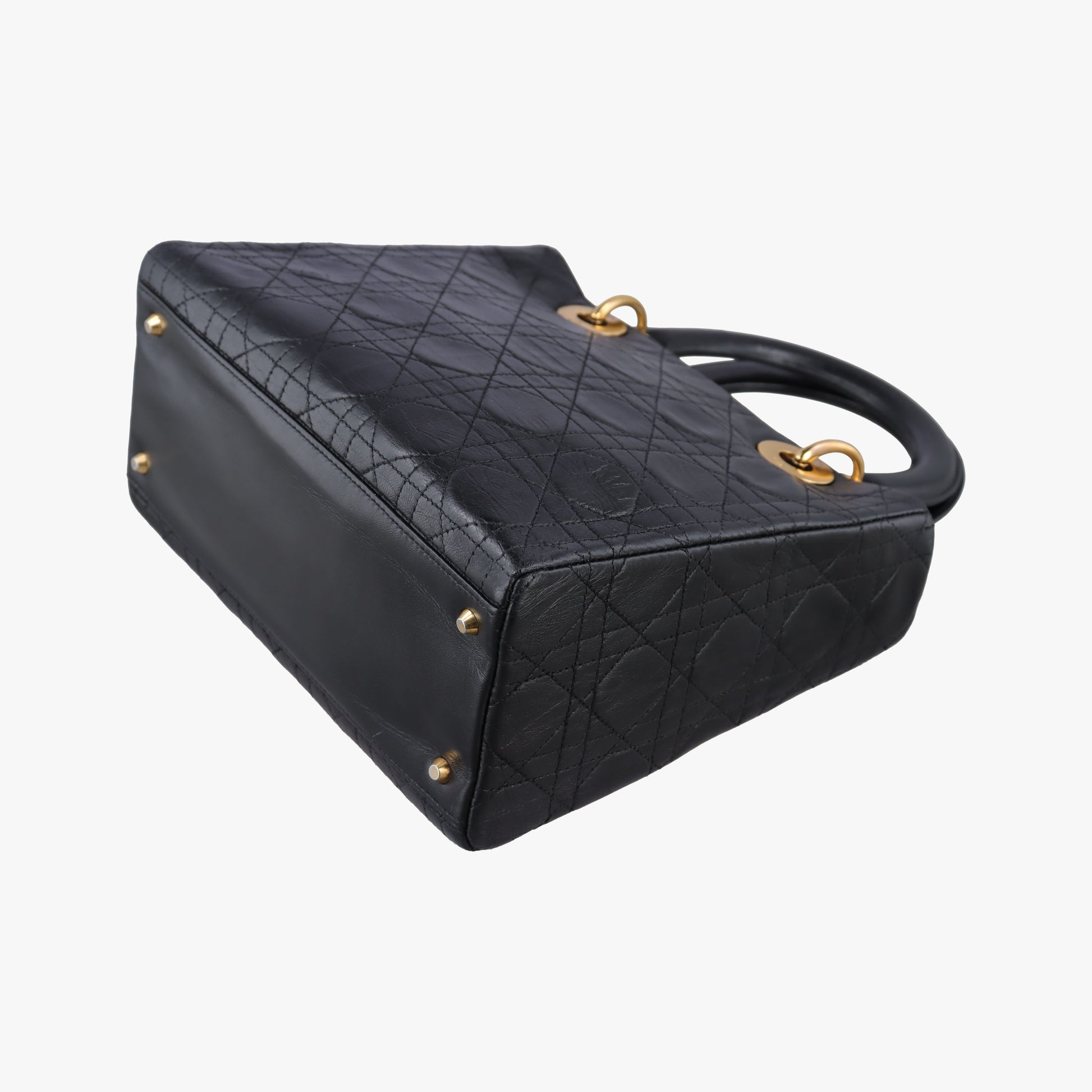 Lady Dior Black lambskin MA-0917レディディオール ブラック ラムスキン MA-0917