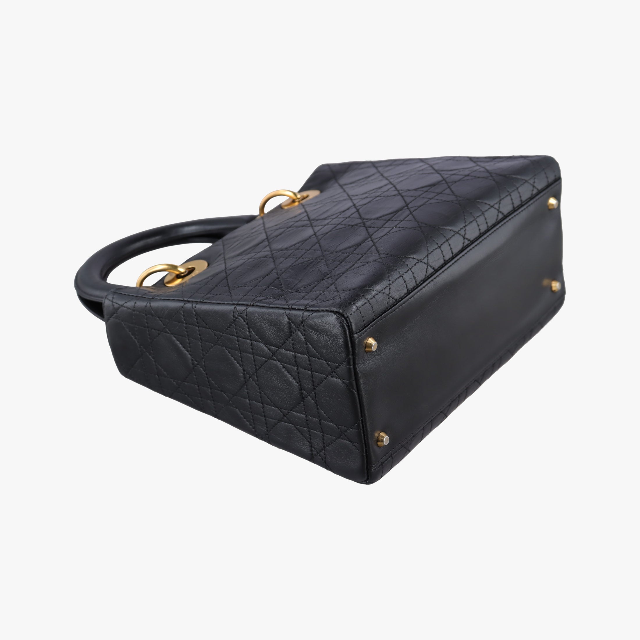 Lady Dior Black lambskin MA-0917レディディオール ブラック ラムスキン MA-0917