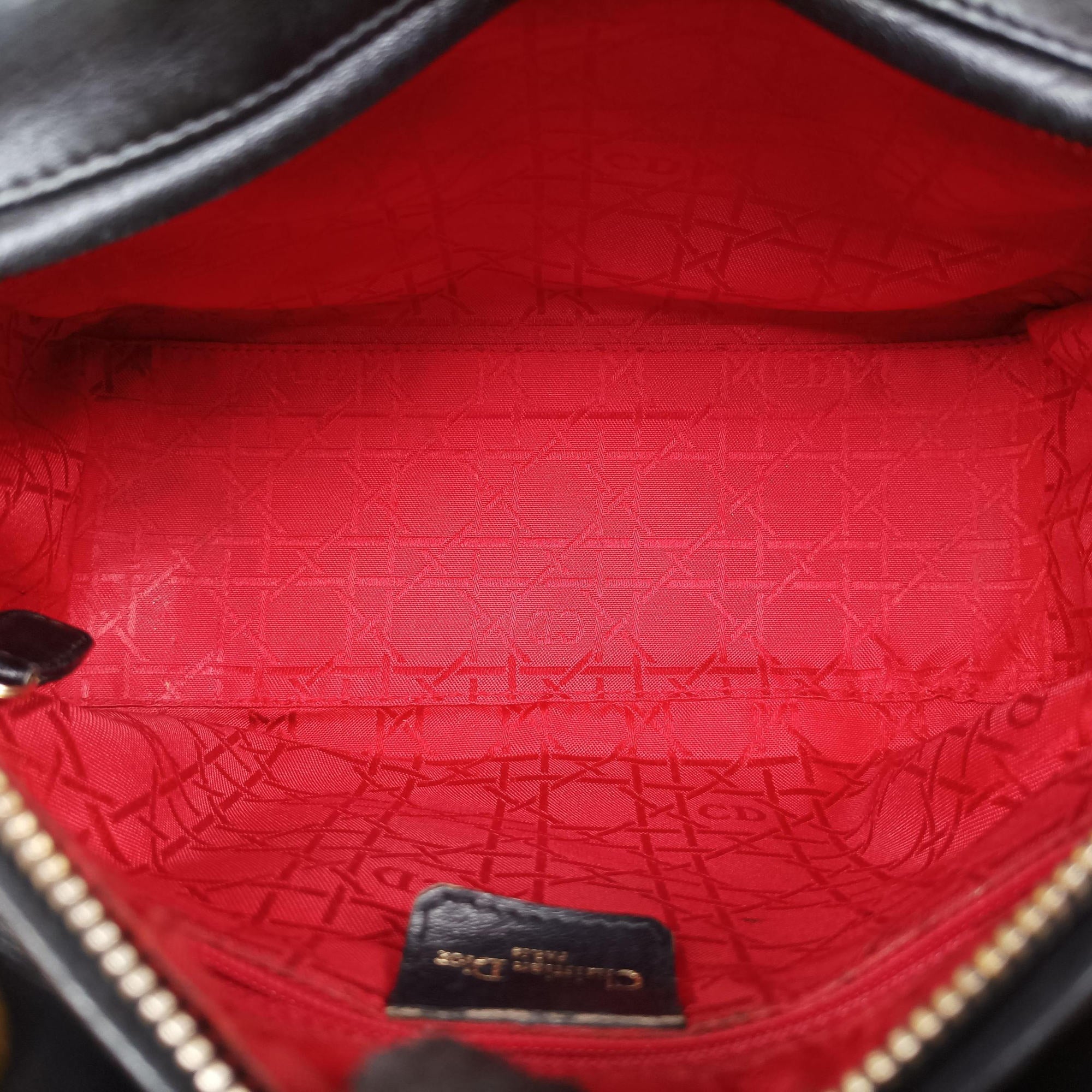 Lady Dior Black lambskin MA-0917レディディオール ブラック ラムスキン MA-0917