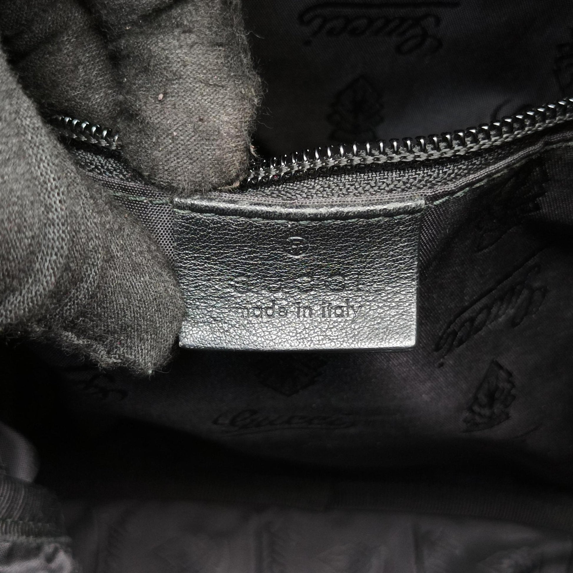 GG Imprime Messenger Black Leather 201448 B015835471GGインプリメ メッセンジャー ブラック レザー 201448 B015835471