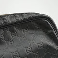 GG Imprime Messenger Black Leather 201448 B015835471GGインプリメ メッセンジャー ブラック レザー 201448 B015835471