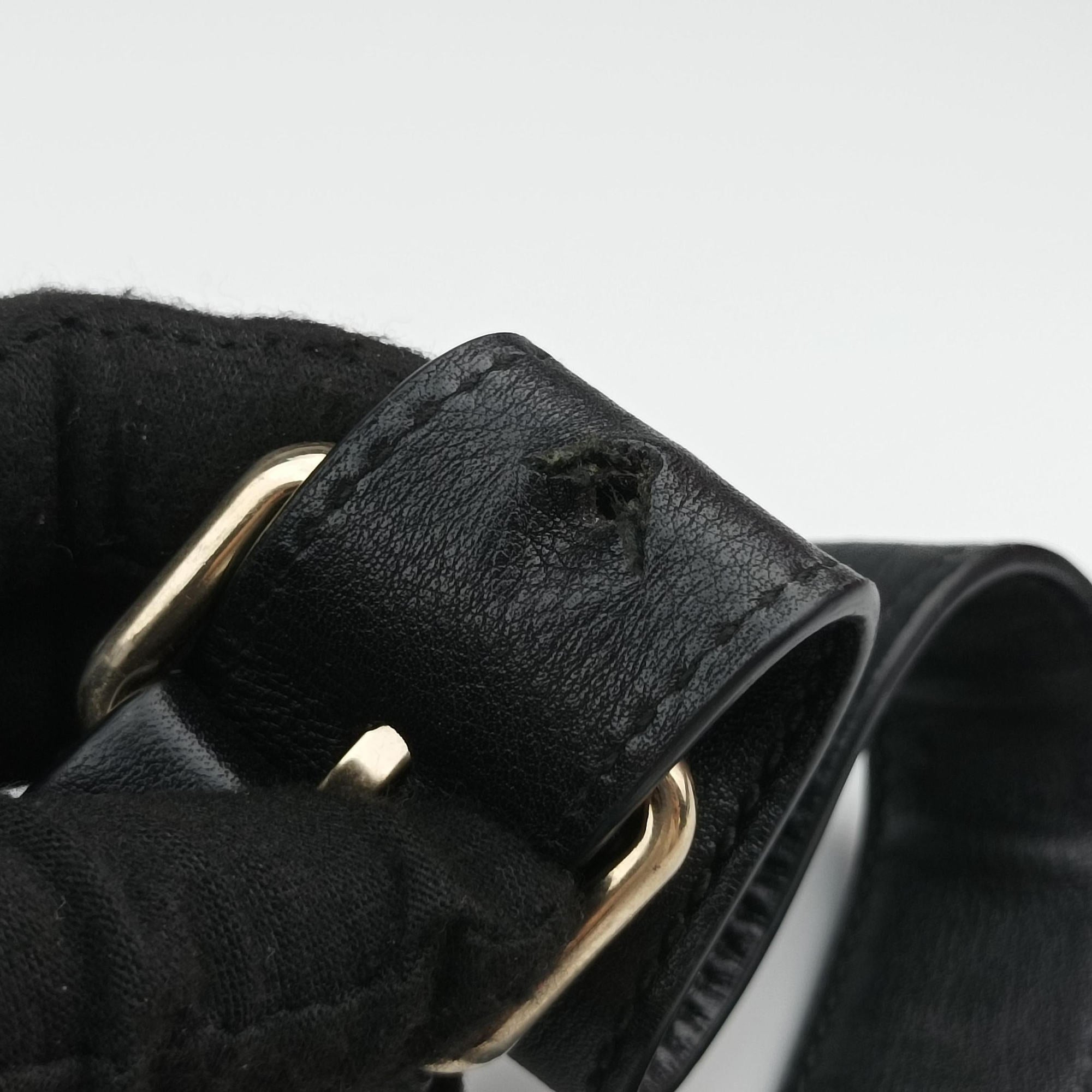 GG Imprime Messenger Black Leather 201448 B015835471GGインプリメ メッセンジャー ブラック レザー 201448 B015835471