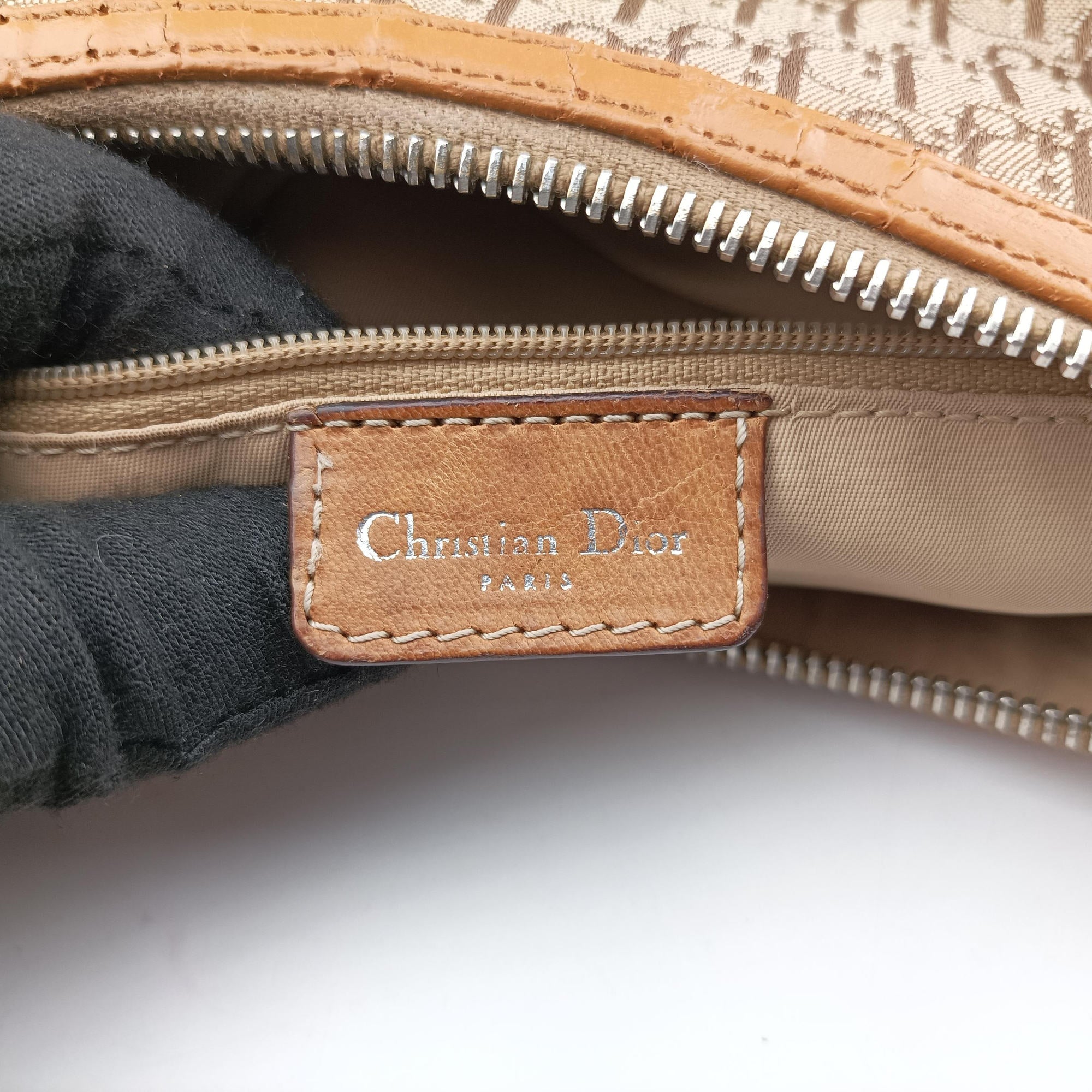 Street Chic Beige × Camel Canvas × Leather BO A 0093ストリートシック ベージュ×キャメル キャンバス×レザー BO A 0093