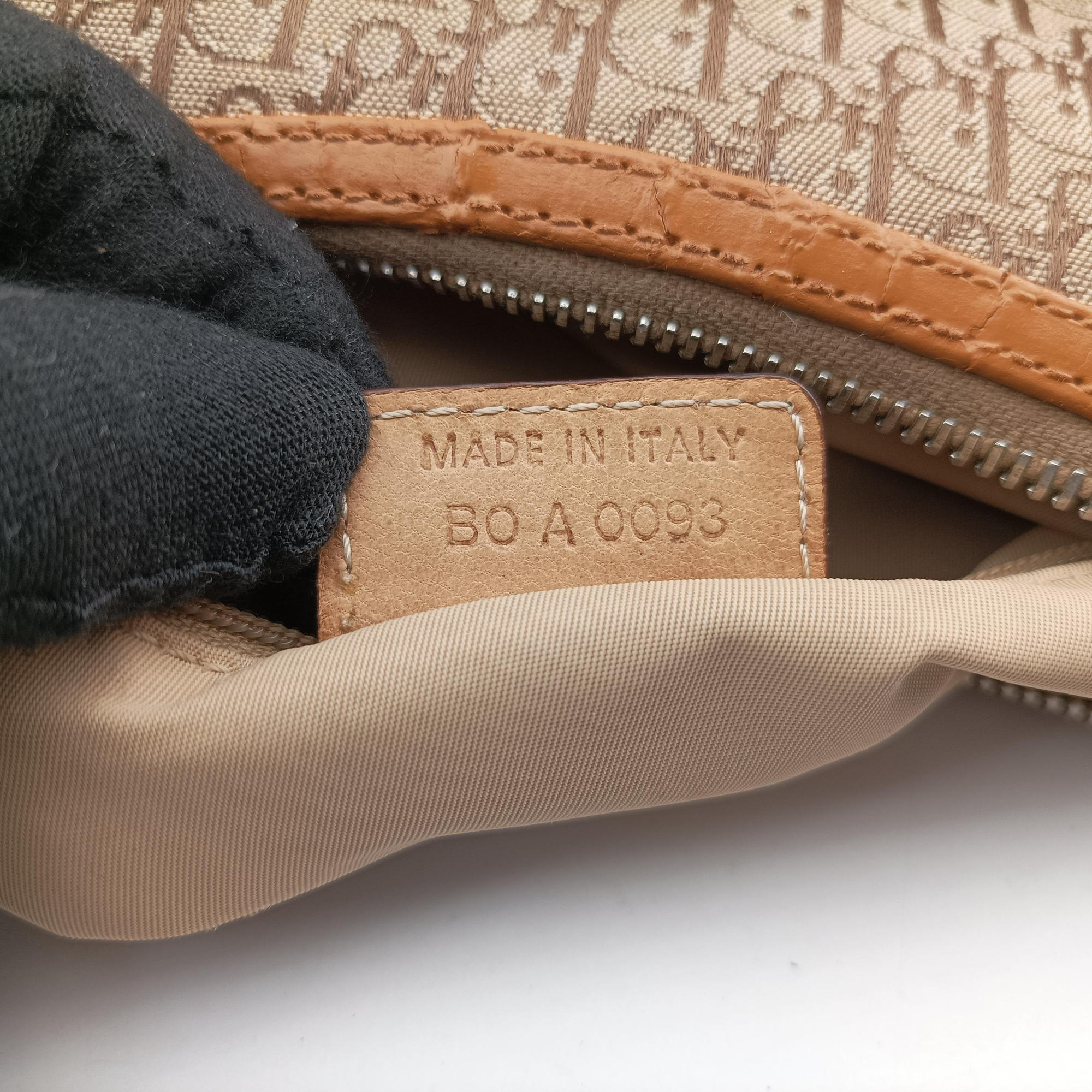 Street Chic Beige × Camel Canvas × Leather BO A 0093ストリートシック ベージュ×キャメル キャンバス×レザー BO A 0093