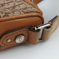 Street Chic Beige × Camel Canvas × Leather BO A 0093ストリートシック ベージュ×キャメル キャンバス×レザー BO A 0093