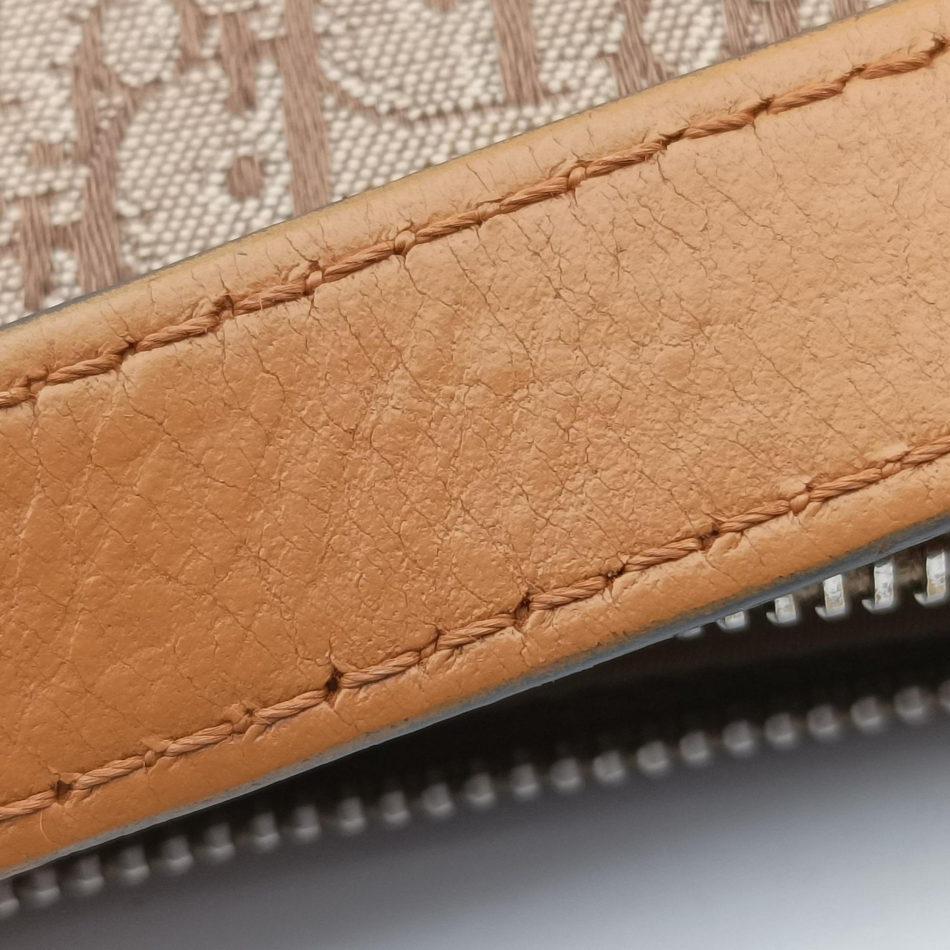 Street Chic Beige × Camel Canvas × Leather BO A 0093ストリートシック ベージュ×キャメル キャンバス×レザー BO A 0093