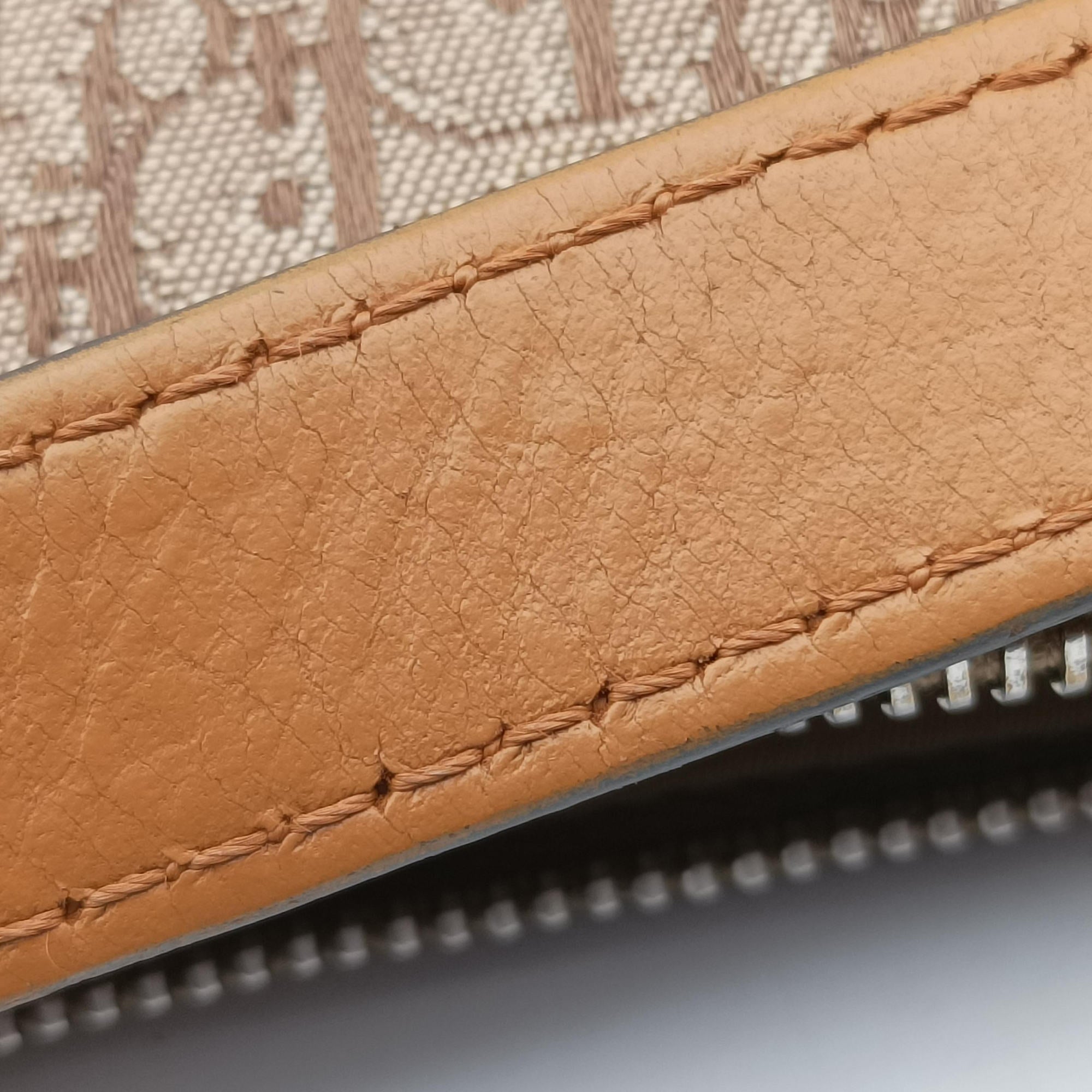 Street Chic Beige × Camel Canvas × Leather BO A 0093ストリートシック ベージュ×キャメル キャンバス×レザー BO A 0093
