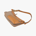 Street Chic Beige × Camel Canvas × Leather BO A 0093ストリートシック ベージュ×キャメル キャンバス×レザー BO A 0093