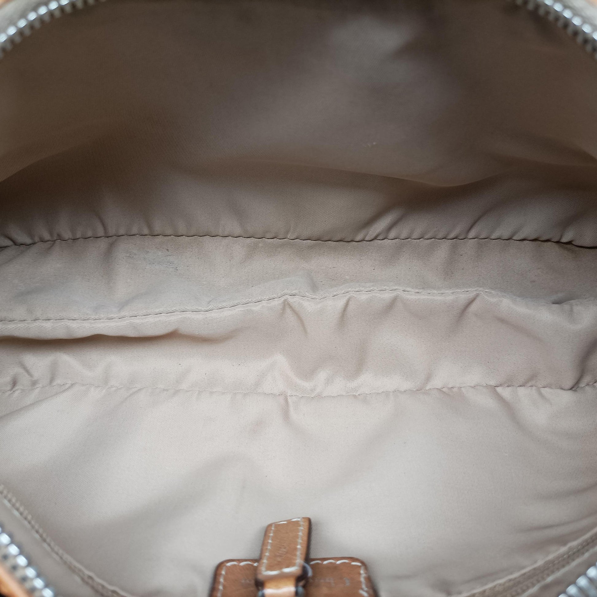 Street Chic Beige × Camel Canvas × Leather BO A 0093ストリートシック ベージュ×キャメル キャンバス×レザー BO A 0093