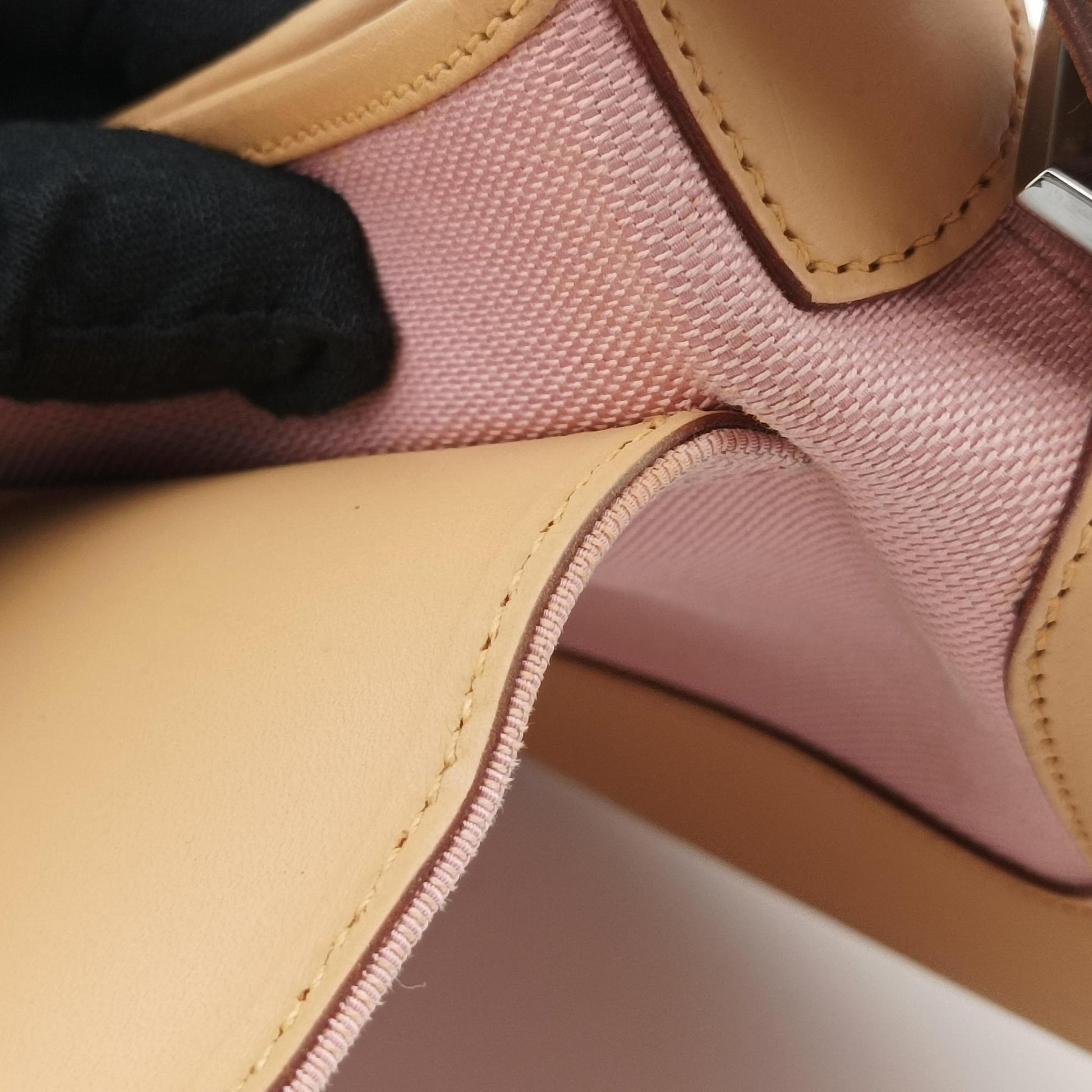 Jackie Brown × Pink Canvas × Leather 001 38 ジャッキー ブラウン × ピンク キャンバス×レザー 001 38 
