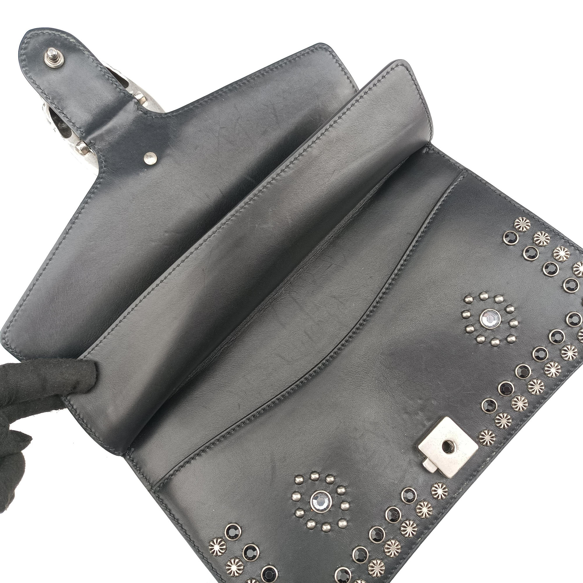 Dionysus Black Leather 400249 G021267669ディオニュソス ブラック レザー 400249 G021267669