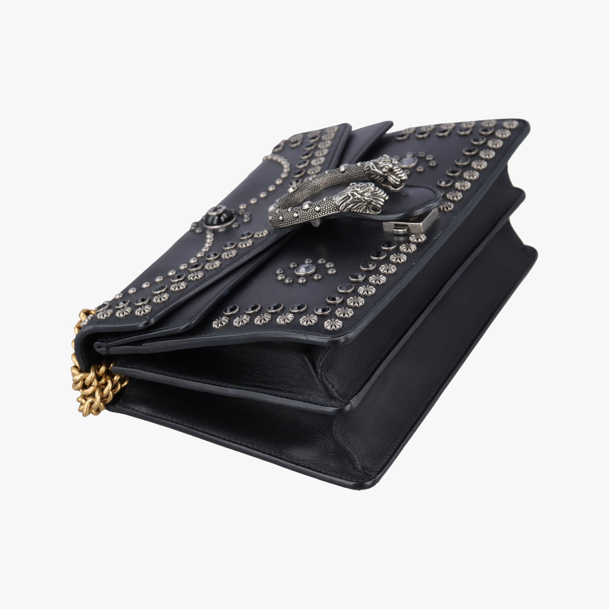 Dionysus Black Leather 400249 G021267669ディオニュソス ブラック レザー 400249 G021267669