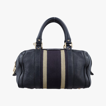 Sherry Line navy Leather 269876 E010583046シェリーライン ネイビー レザー 269876 E010583046
