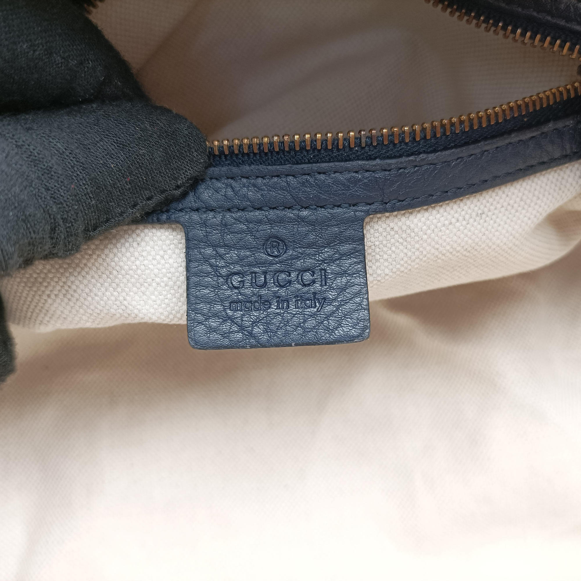 Sherry Line navy Leather 269876 E010583046シェリーライン ネイビー レザー 269876 E010583046