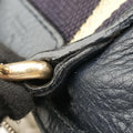 Sherry Line navy Leather 269876 E010583046シェリーライン ネイビー レザー 269876 E010583046