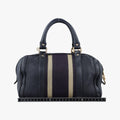 Sherry Line navy Leather 269876 E010583046シェリーライン ネイビー レザー 269876 E010583046