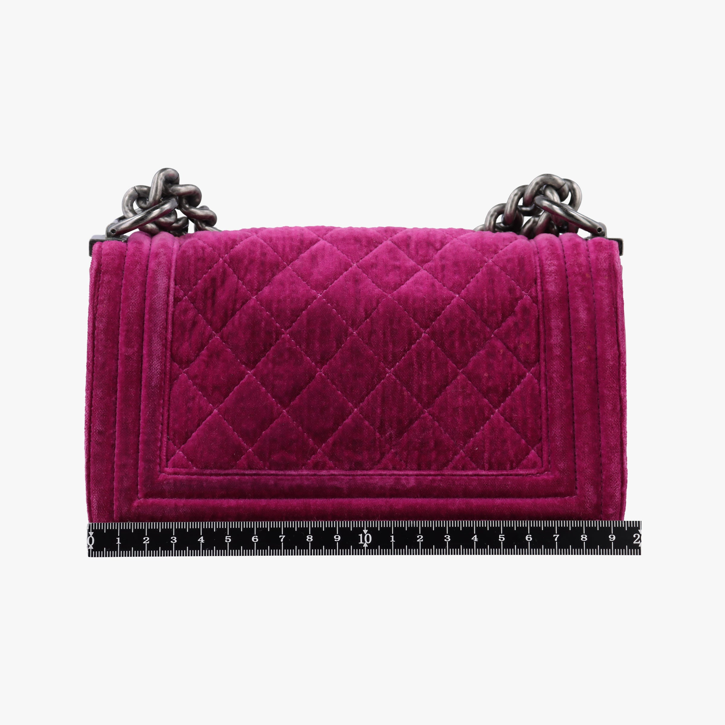 BOY CHANEL Rose velour A67416 17318101ボーイシャネル ローズ レッド ベロア A67416 17318101