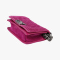BOY CHANEL Rose velour A67416 17318101ボーイシャネル ローズ レッド ベロア A67416 17318101