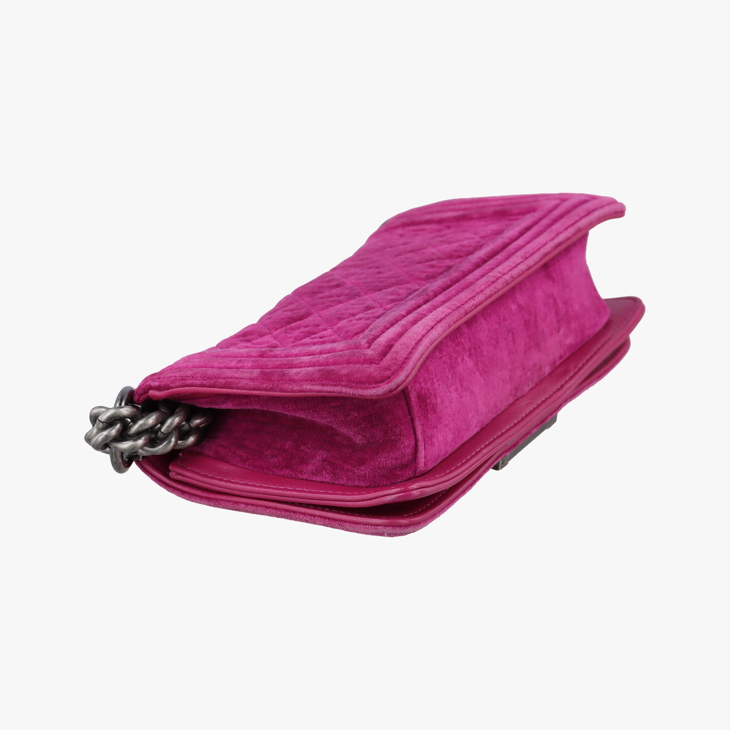 BOY CHANEL Rose velour A67416 17318101ボーイシャネル ローズ レッド ベロア A67416 17318101