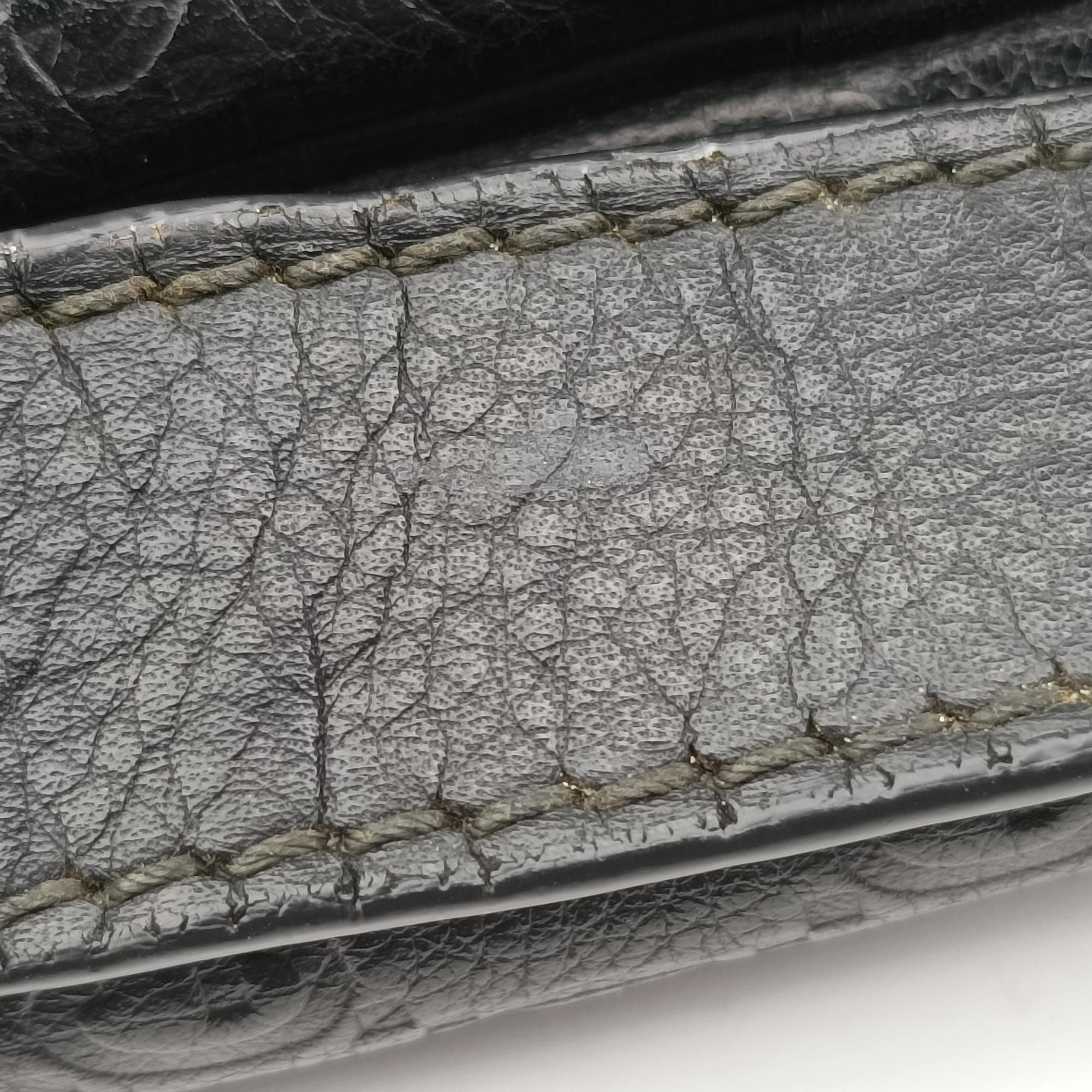 GG Imprime Messenger Black Leather 201448 Lot number unknownGGインプリメ メッセンジャー ブラック レザー 201448 製番不明
