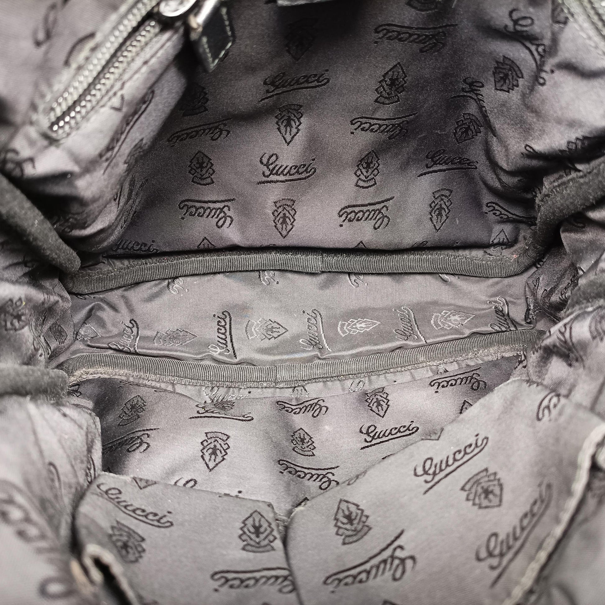 GG Imprime Messenger Black Leather 201448 Lot number unknownGGインプリメ メッセンジャー ブラック レザー 201448 製番不明