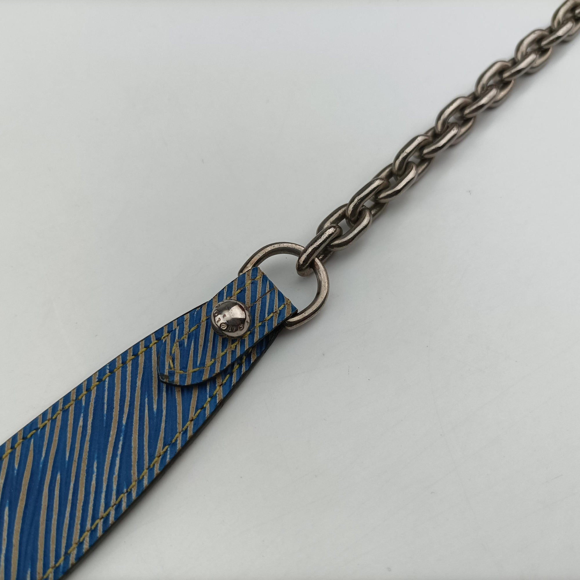 Twist chain wallet Blue × brown Epi leather SP1147ツイスト ウォレットチェーン ブルー × ブラウン エピ SP1147