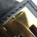 Collier de Chien Black×golden leather N▢N48コリエ ド シアン ブラック×ゴールド レザー N▢N48
