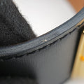 Collier de Chien Black×golden leather N▢N48コリエ ド シアン ブラック×ゴールド レザー N▢N48