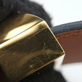 Collier de Chien Black×golden leather N▢N48コリエ ド シアン ブラック×ゴールド レザー N▢N48
